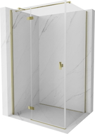 Mexen Mist-H T Duschkabine mit linker Tür 85 x 90 cm, transparent, gold - 8A5T-085-090-50-00-L