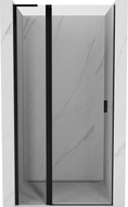 Mexen Mist L Duschdrehtür 115 cm, transparent, schwarz - 8A4L-115-000-70-00