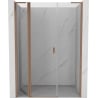 Mexen Mist L Schwingtür Dusche 155 cm, transparent, gebürstetes Kupfer - 8A4L-155-001-65-00