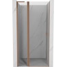 Mexen Mist L Duschdrehtür 115 cm, transparent, gebürstetes Kupfer - 8A4L-115-000-65-00