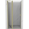Mexen Mist L Duschwandtür schwenkbar 105 cm, transparent, gebürstetes Gold - 8A4L-105-000-55-00