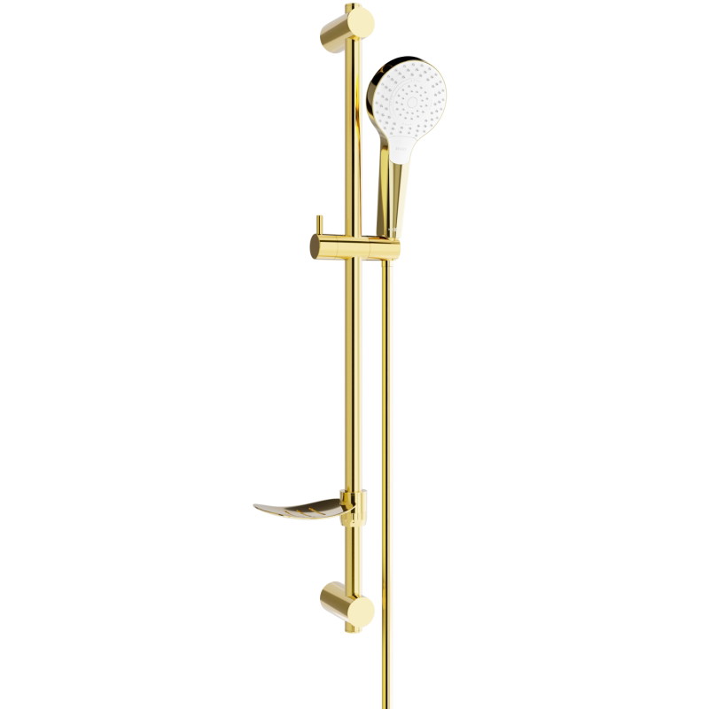 Mexen DF05 verschiebbare Duschgarnitur, gold - 785054582-50