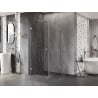 Mexen Lunar-B Duschkabine schwenkbar links 100 x 100 cm, transparent, Chrom - 832-100-100-01-00-L