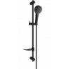 Mexen DF05 schwarzes, verschiebbares Duschset - 785054582-70