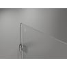 Mexen Lunar-B Duschkabine, schwenkbar, rechts 100 x 100 cm, transparent, Chrom - 832-100-100-01-00-P