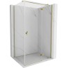 Mexen Mist-H T Duschkabine öffnend rechts 80 x 75 cm, transparent, gold - 8A5T-080-075-50-00-P