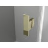 Mexen Mist-H T Duschkabine, schwenkbar, rechts, 120 x 95 cm, transparent, gold - 8A5T-120-095-50-00-P