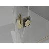 Mexen Mist-H T Pendelduschkabine links 105 x 90 cm, transparent, gebürstetes Gold - 8A5T-105-090-55-00-L