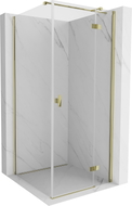 Mexen Mist-H T Duschkabine rechts öffnend 110 x 110 cm, transparent, gold - 8A5T-110-110-50-00-P