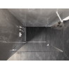 Mexen Lunar-B Duschkabine, schwenkbar, links, 90 x 80 cm, transparent, weiß - 832-090-080-20-00-L