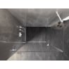 Mexen Lunar-B Duschkabine schwenkbar links 100 x 90 cm, transparent, weiß - 832-100-090-20-00-L