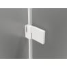 Mexen Lunar-B Duschkabine anschlagbar rechts 80 x 80 cm, transparent, weiß - 832-080-080-20-00-P
