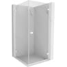 Mexen Lunar-B Duschkabine öffnend rechts 90 x 90 cm, transparent, weiß - 832-090-090-20-00-P