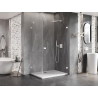 Mexen Lunar-B Duschkabine öffnend rechts 95 x 90 cm, transparent, weiß - 832-095-090-20-00-P