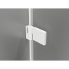 Mexen Lunar-B Duschkabine rechts öffnend 100 x 100 cm, transparent, weiß - 832-100-100-20-00-P