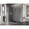 Mexen Lunar-B L Duschkabine schwenkbar links 100 x 80 cm, transparent, weiß - 832L-100-080-20-00-L