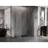 Mexen Lunar-B Duschkabine Drehbar Rechts 90 x 80 cm, Transparent, Gold - 832-090-080-50-00-P