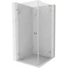 Mexen Lunar-B L Duschkabine links 80 x 80 cm, transparent, gold - 832L-080-080-50-00-L