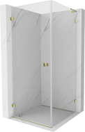 Mexen Lunar-B L Duschkabine links 80 x 80 cm, transparent, gold - 832L-080-080-50-00-L