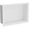 Mexen X-Wall-R Nischenregal mit Flansch 30 x 20 cm, weiß - 1920302010