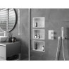 Mexen X-Wall-R Nischenregal mit Flansch 30 x 20 cm, weiß - 1920302010