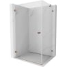 Mexen Lunar-B Duschkabine schwenkbar links 95 x 80 cm, transparent, Roségold - 832-095-080-60-00-L