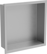Mexen X-Wall-R Einbau-Nischenregal mit Flansch 30 x 30 cm, Inox - 1910303010