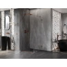Mexen Lunar-B Duschkabine schwenkbar links 90 x 90 cm, transparent, Roségold - 832-090-090-60-00-L