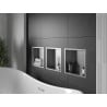 Mexen X-Wall-R Nischenregal mit Flansch 30 x 30 cm, Inox - 1910303010