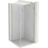 Mexen Mist-H T Duschkabine rechts öffnend 90 x 90 cm, transparent, gebürstetes Gold - 8A5T-090-090-55-00-P