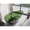 Mexen Glass Wald freistehende transparente Wanne 170 x 85 cm, Chrom-Ablauf - 58061708502
