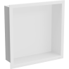 Mexen X-Wall-R Nischenregal mit Flansch 30 x 30 cm, weiß - 1920303010