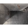 Mexen Lunar-B Duschkabine schwenkbar links 80 x 80 cm, transparent, gebürstetes Kupfer - 832-080-080-65-00-L