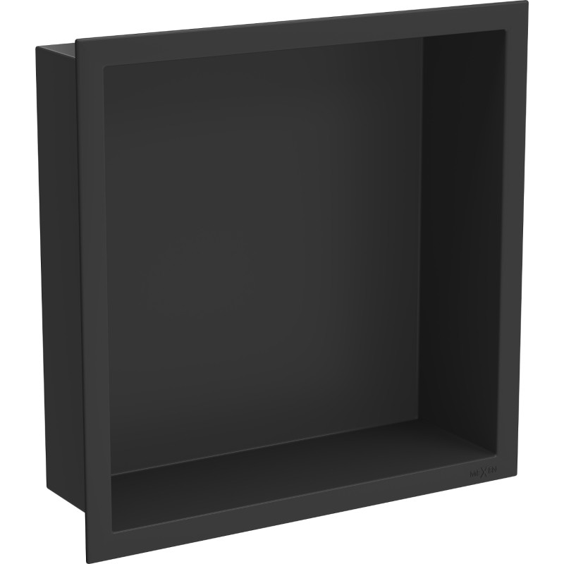 Mexen X-Wall-R Nischenregal mit Flansch 30 x 30 cm, schwarz - 1970303010