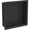 Mexen X-Wall-R Wandablage mit Flansch 30 x 30 cm, schwarz - 1970303010