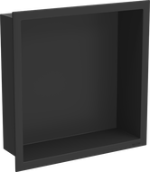 Mexen X-Wall-R Einbauregal mit Flansch 30 x 30 cm, Schwarz - 1970303010