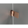 Mexen Lunar-B Duschkabine rechts öffnend 85 x 80 cm, transparent, gebürstetes Kupfer - 832-085-080-65-00-P