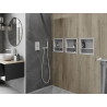 Mexen X-Wall-R Wandnische mit Flansch und Regal 30 x 30 cm, weiß - 1920303010S