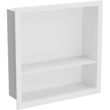 Mexen X-Wall-R Wandnische mit Flansch und Regal 30 x 30 cm, weiß - 1920303010S