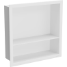 Mexen X-Wall-R Wandeinbauregal mit Rahmen und Regal 30 x 30 cm, weiß - 1920303010S