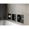 Mexen X-Wall-R Nischenregal mit Kragen und Ablage 30 x 30 cm, schwarz - 1970303010S