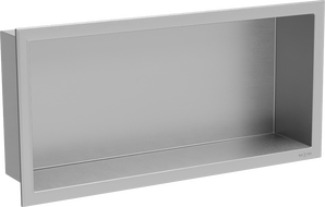 Mexen X-Wall-R Einbauregal mit Flansch 45 x 20 cm, inox - 1910452010