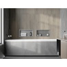 Mexen X-Wall-R Nischenregal mit Flansch 45 x 20 cm, Inox - 1910452010