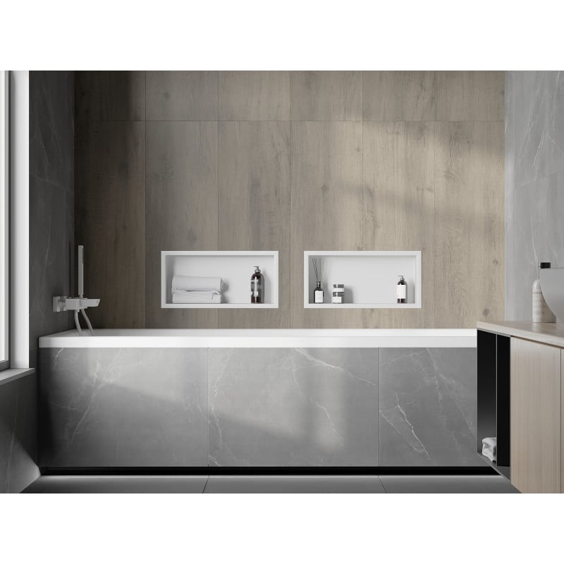 Mexen X-Wall-R Wandnische mit Flansch 45 x 20 cm, weiß - 1920452010