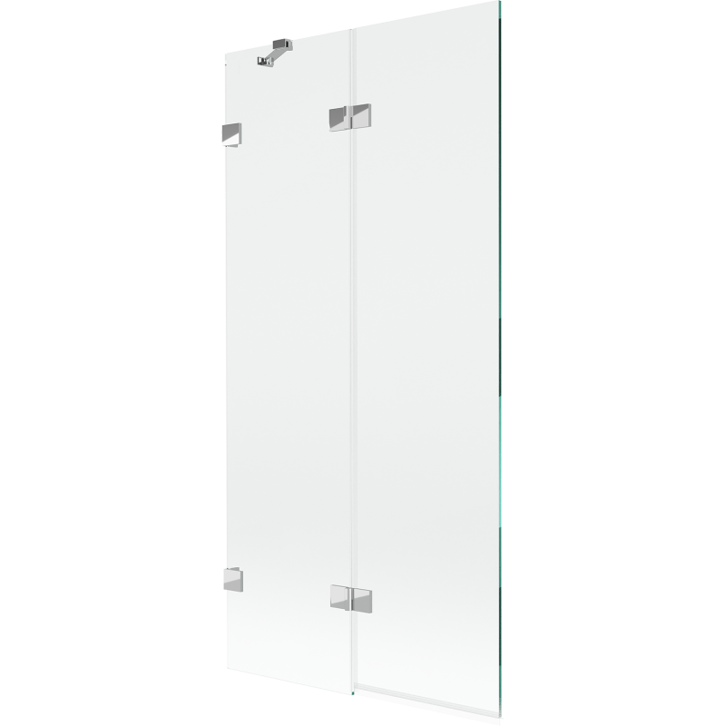 Mexen Lunar Duschwand 2-flügelig links 90 x 150 cm, transparent, Chrom - 897-090-100-01-00-L