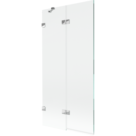 Mexen Lunar Duschwand 2-flügelig links 90 x 150 cm, transparent, Chrom - 897-090-100-01-00-L