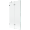 Mexen Lunar Duschwand 2-flügelig links 90 x 150 cm, transparent, Chrom - 897-090-100-01-00-L