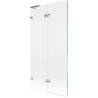 Mexen Lunar L Badewannenfaltwand 2-flügelig links 90 x 150 cm, transparent, Chrom - 897L-090-100-01-00-L
