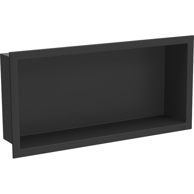 Mexen X-Wall-R Nischenregal mit Flansch 45 x 20 cm, schwarz - 1970452010