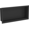 Mexen X-Wall-R Nischenablage mit Flansch 45 x 20 cm, schwarz - 1970452010